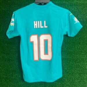 TODDLER Tyreek Hill #10 Miami Dolphins Game on-Field Team Jersey Green MULTI SZ